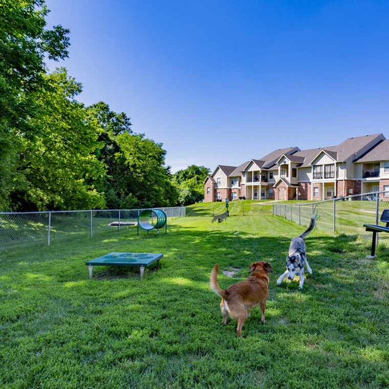 On-site, off-leash dog park for your furry companions!